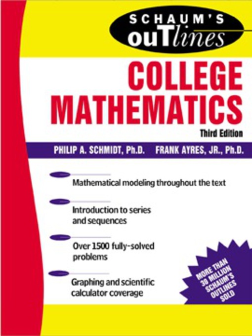 Title details for College Mathematics by Philip Schmidt - Available